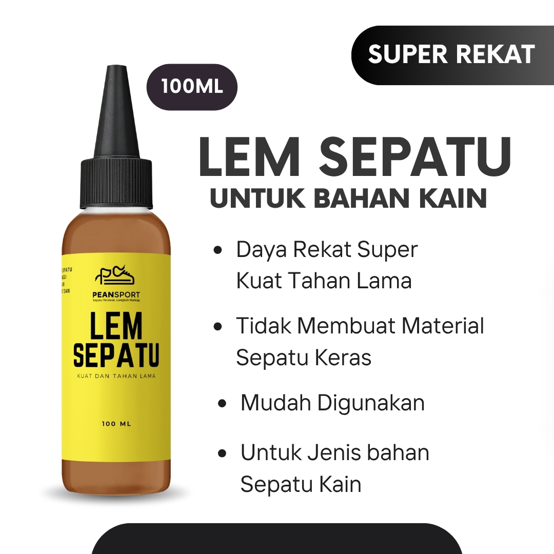 Lem Perekat Sepatu Super Kuat Tahan Air Untuk Bahan Kain